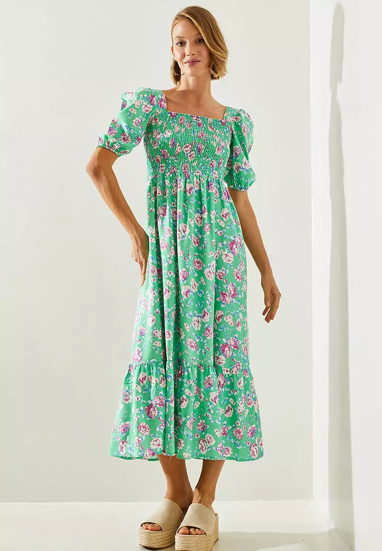 Women's Chest Gipel Watermelon Sleeve Viscose Dress