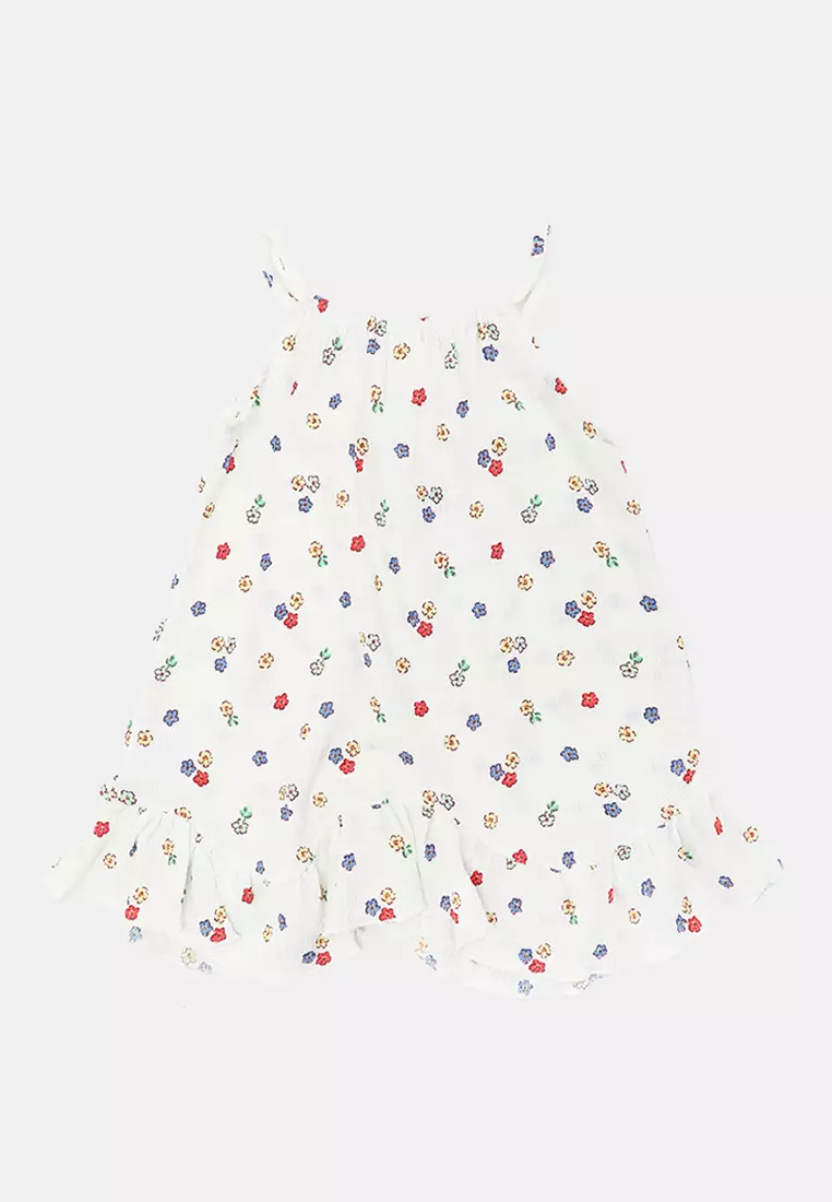 Hazel Scalloped Sleeveless Dress