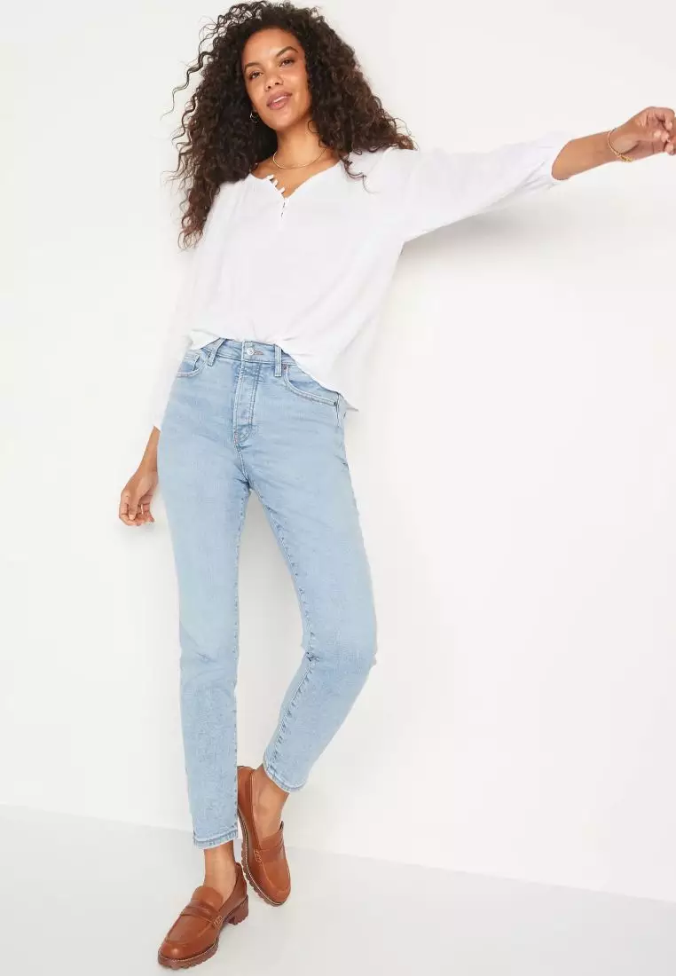 Old navy stretch waist jeans discount