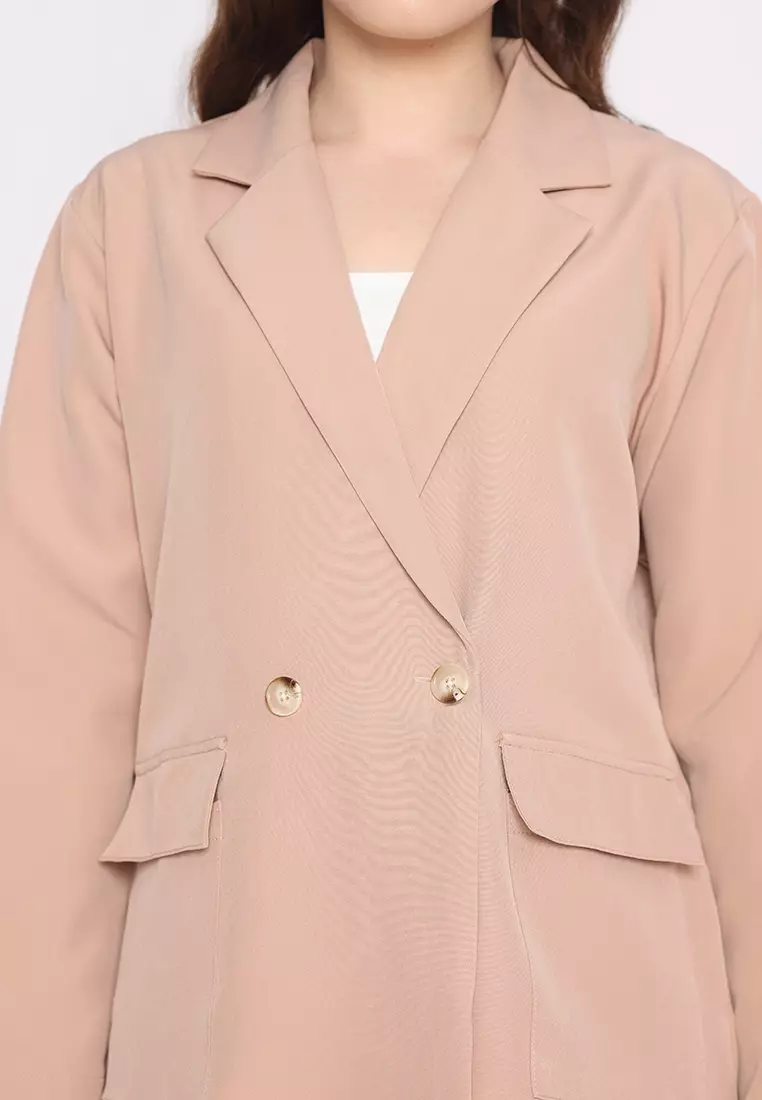 Mannequin Casual Buttoned Blazer Set