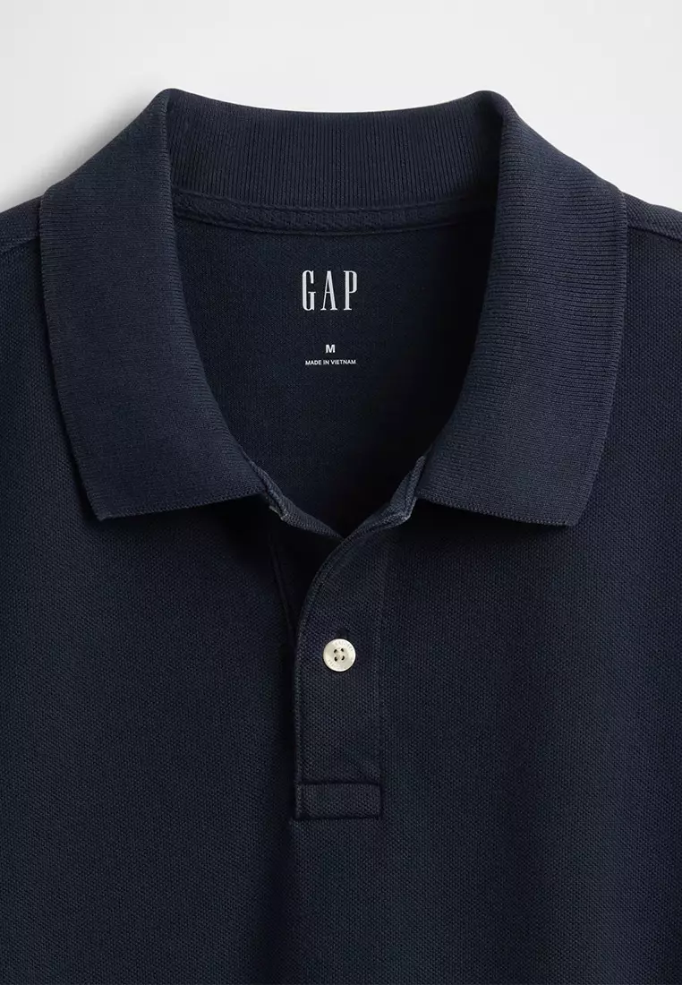 Relaxed Pique Polo Shirt