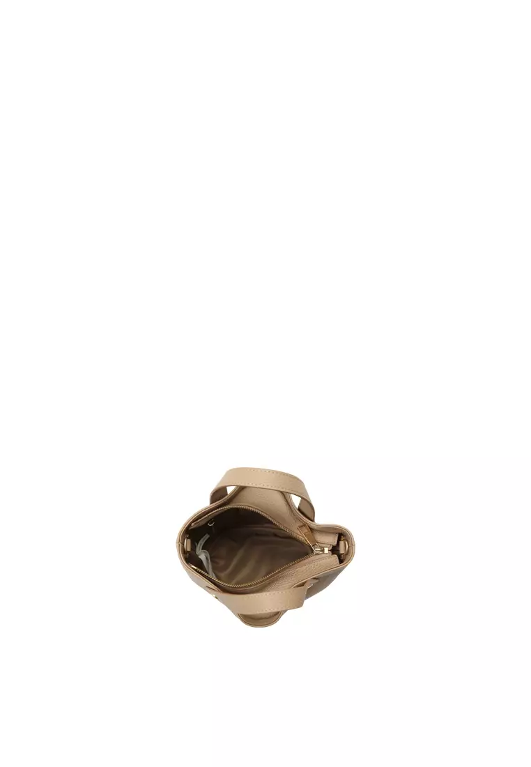 [Online Exclusive] JULIANA Mini Bucket Bag - Milkshake Latte