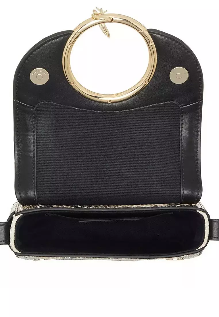 Small Mara Crossbody Bag in Cement Beige