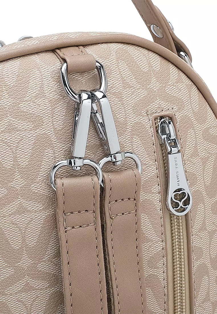 Women's Mini Backpack (Tas Ransel Wanita & Tas Punggung Wanita) - Krem