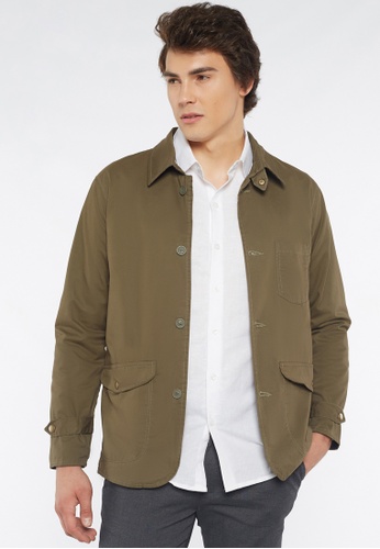 mens cotton utility jacket