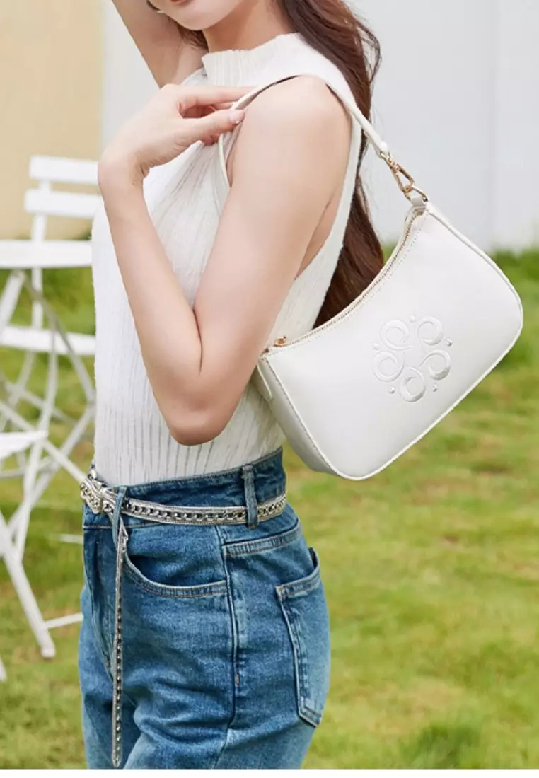 Women's Top Handle Bag / Sling Bag / Shoulder Bag (手提包 / 吊帶包 / 斜背包) - 白色