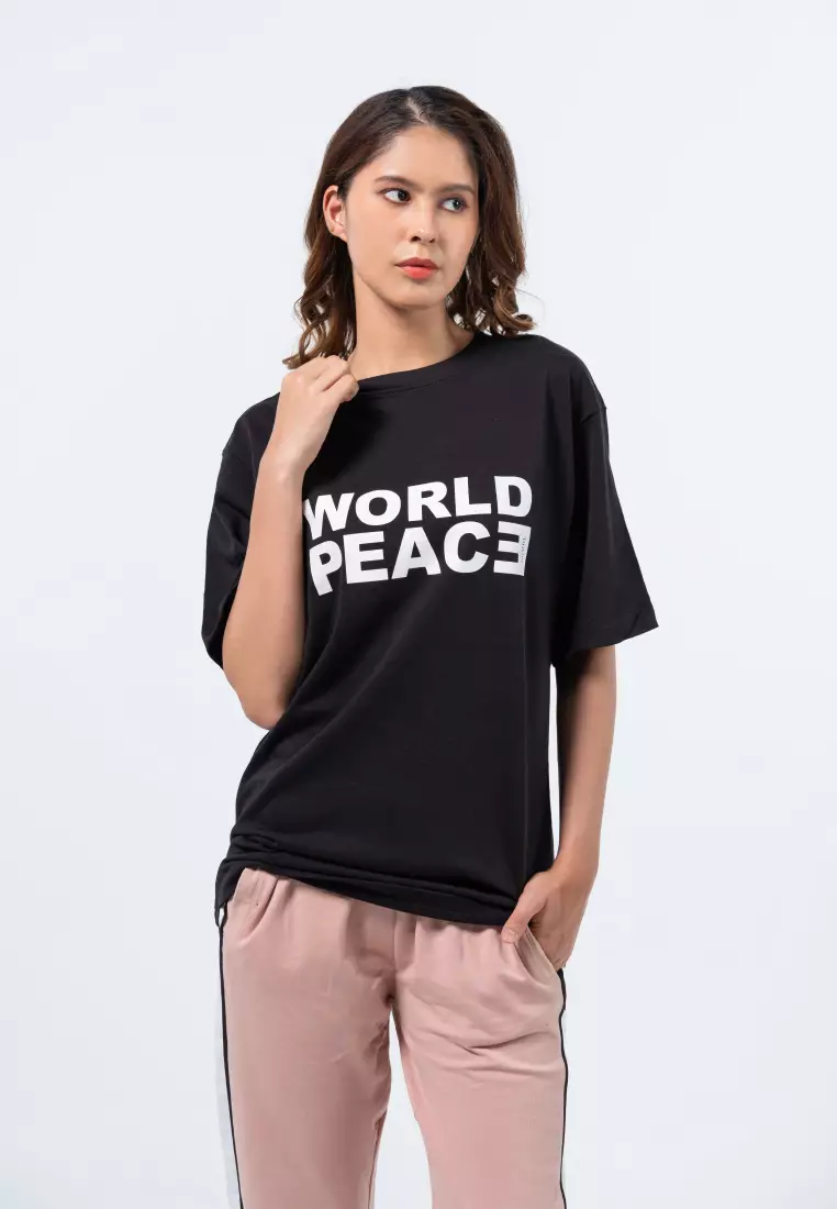 Buy TRITONI WOMEN'S COTTON LIFESTYLE OVER SIZE SHORT SLEEVE T