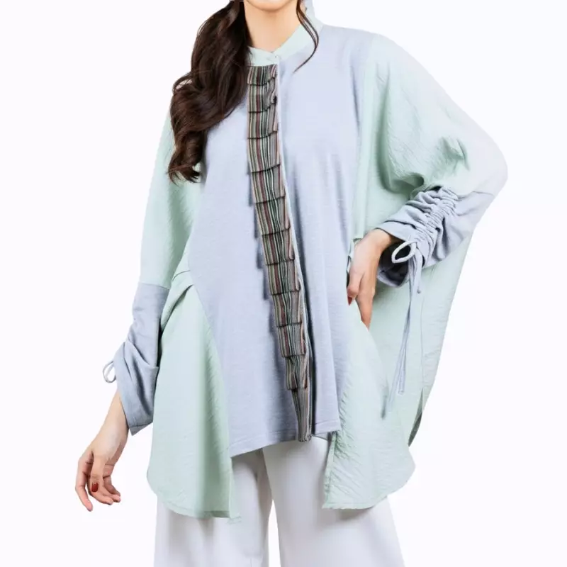 Blouse Batik Wanita - Bhatara Batik Renjani - Atasan Batik Modern Lengan Panjang