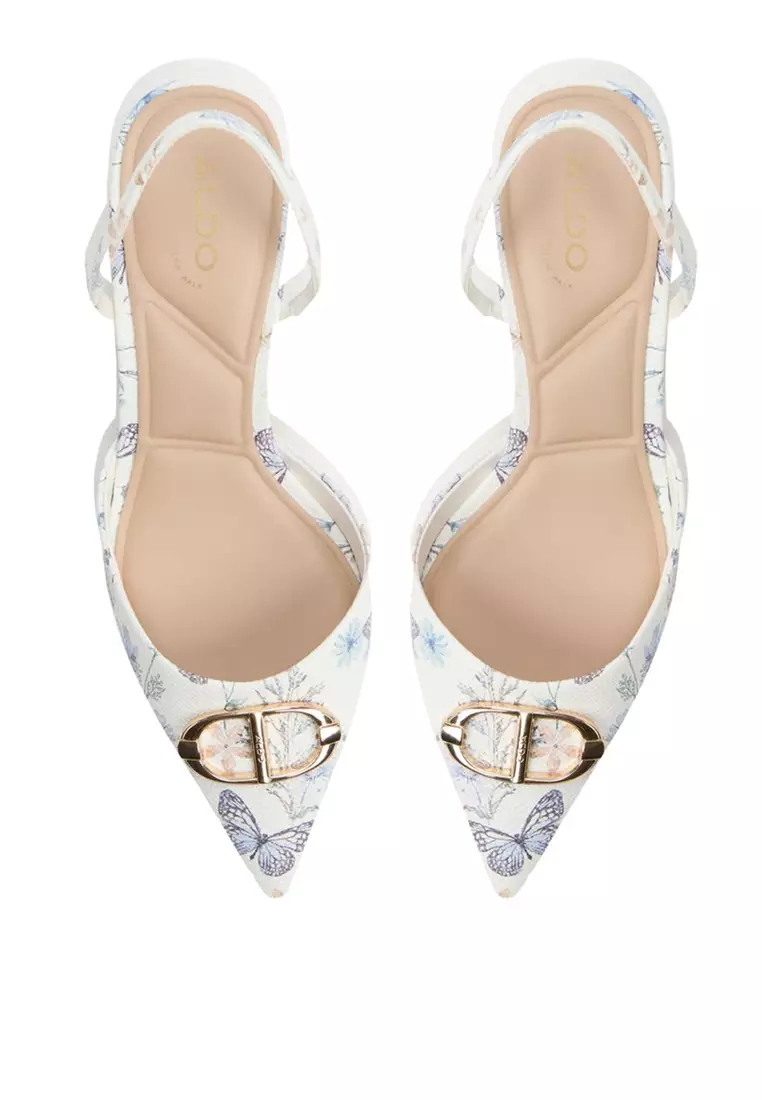 Delicate Slingback Kitten Heels