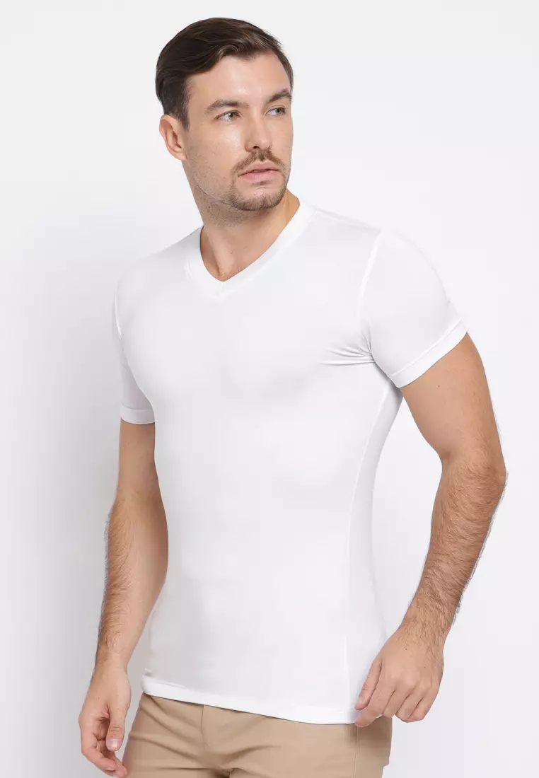 Byford V Neck T-Shirt Modal By Tencel