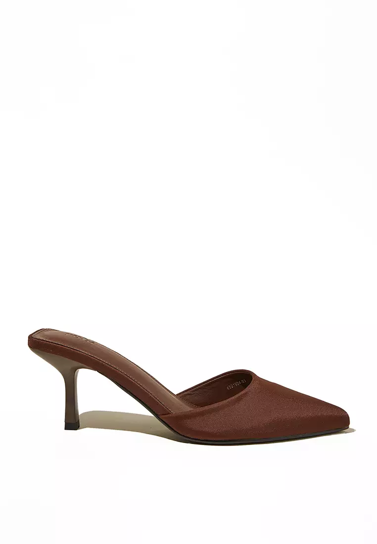 Pointed best sale mule heels