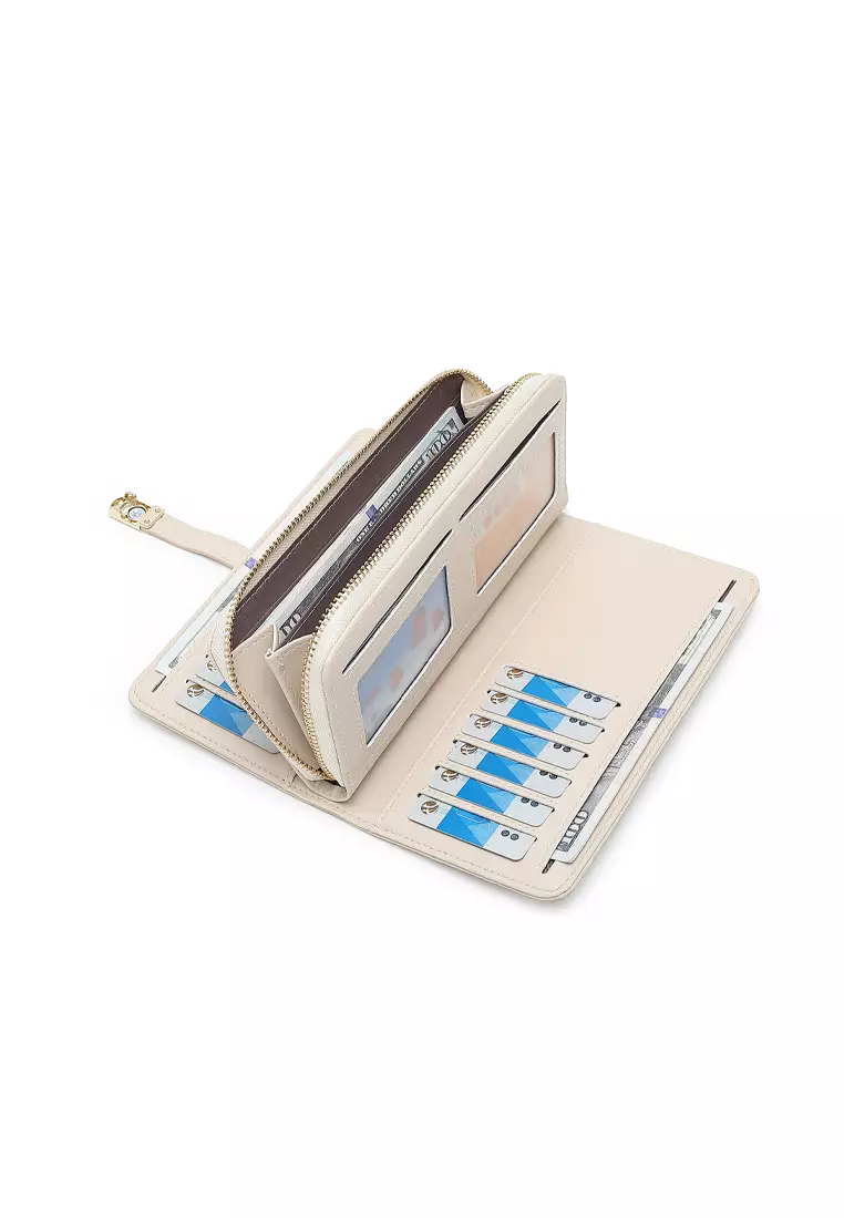 Women's Long Purse / Wallet - Beige