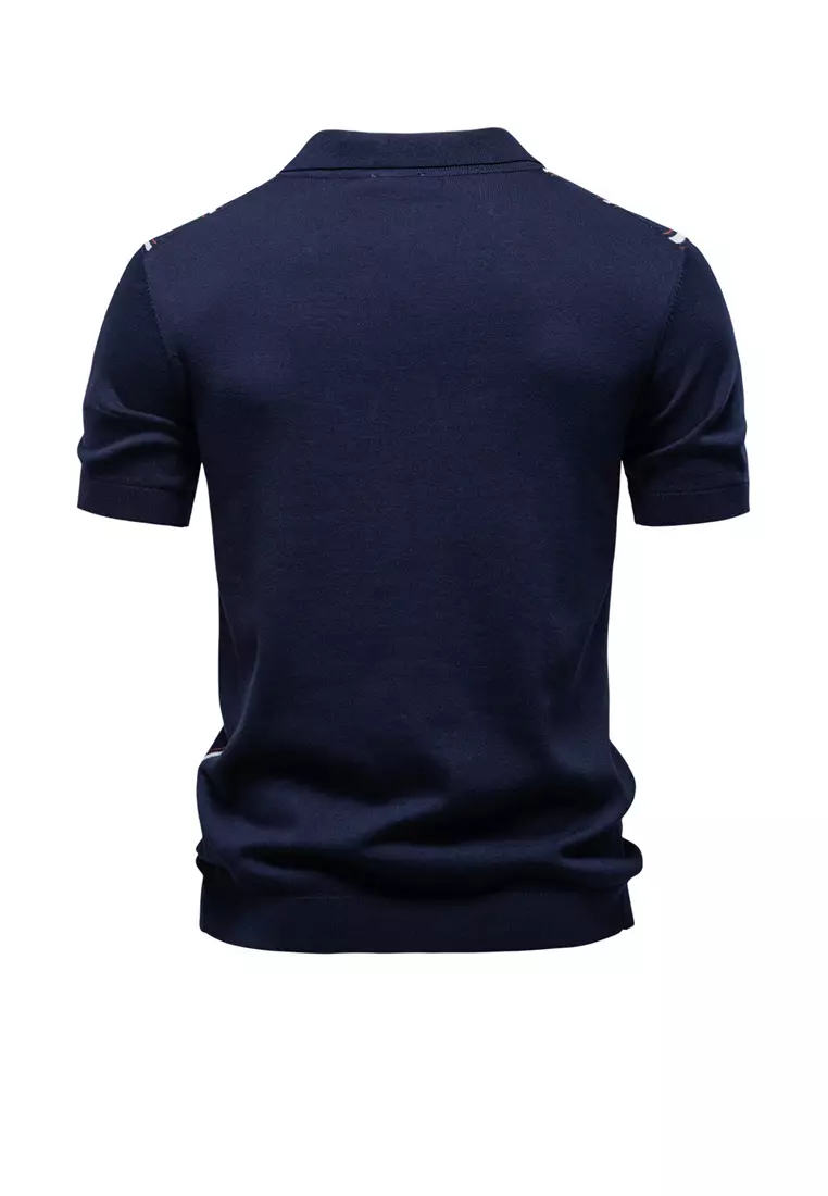 商務條紋Polo衫 AX-PSD8040