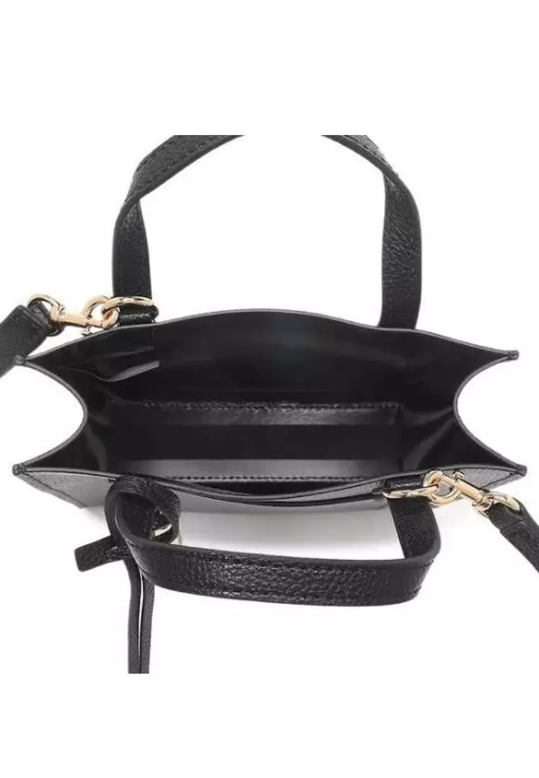 Micro Grind Satchel Tote Bag Black