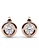 Krystal Couture gold KRYSTAL COUTURE Millionaire Circle Stud Earrings Embellished with Swarovski® crystals-Rose Gold/Clear 5E506AC44552BDGS_1