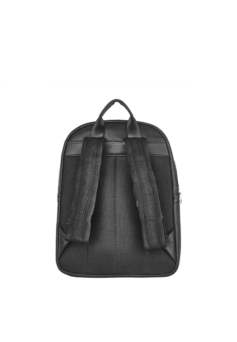 Backpack Tas Ransel Pria Kulit Gino Mariani Gael Hitam