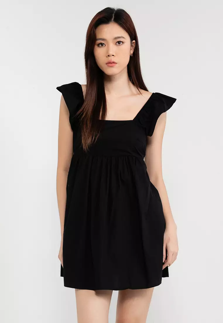 Tessa Tie Back Mini Dress
