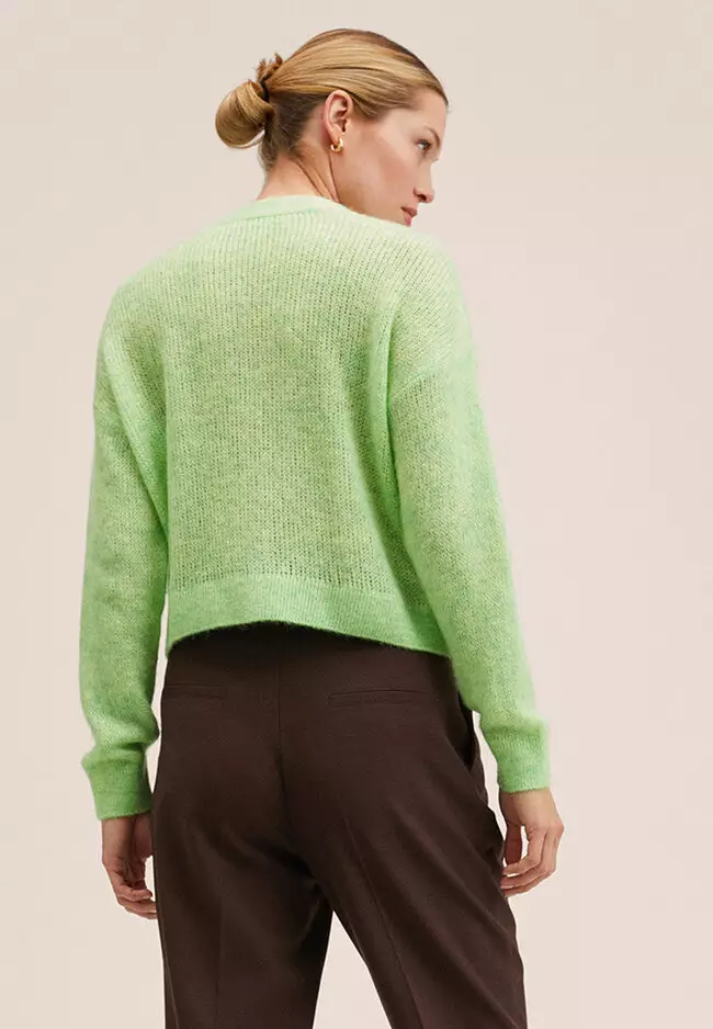 V-Neck Knit Cardigan