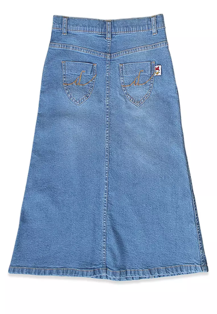 Maxi Skirt/Rok Semata Kaki Anak Denim/Daisy Sweet Summer