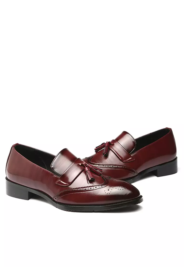 Galliano Tassel Synthetic Leather Brogues WZWH-B07