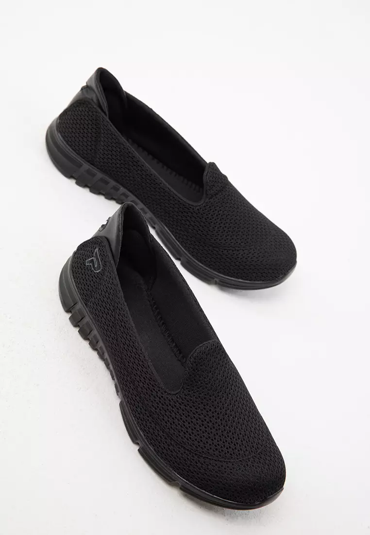 Black-Black Women's Sneakers 18113
