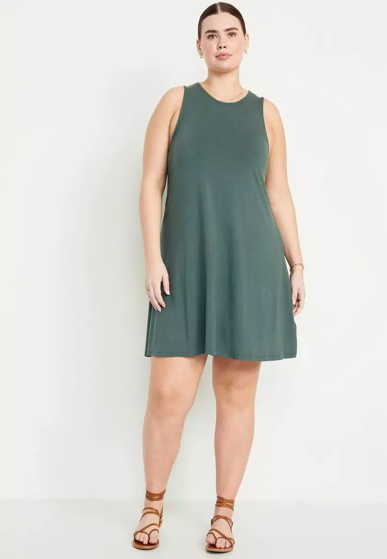 Sleeveless Mini Swing Dress