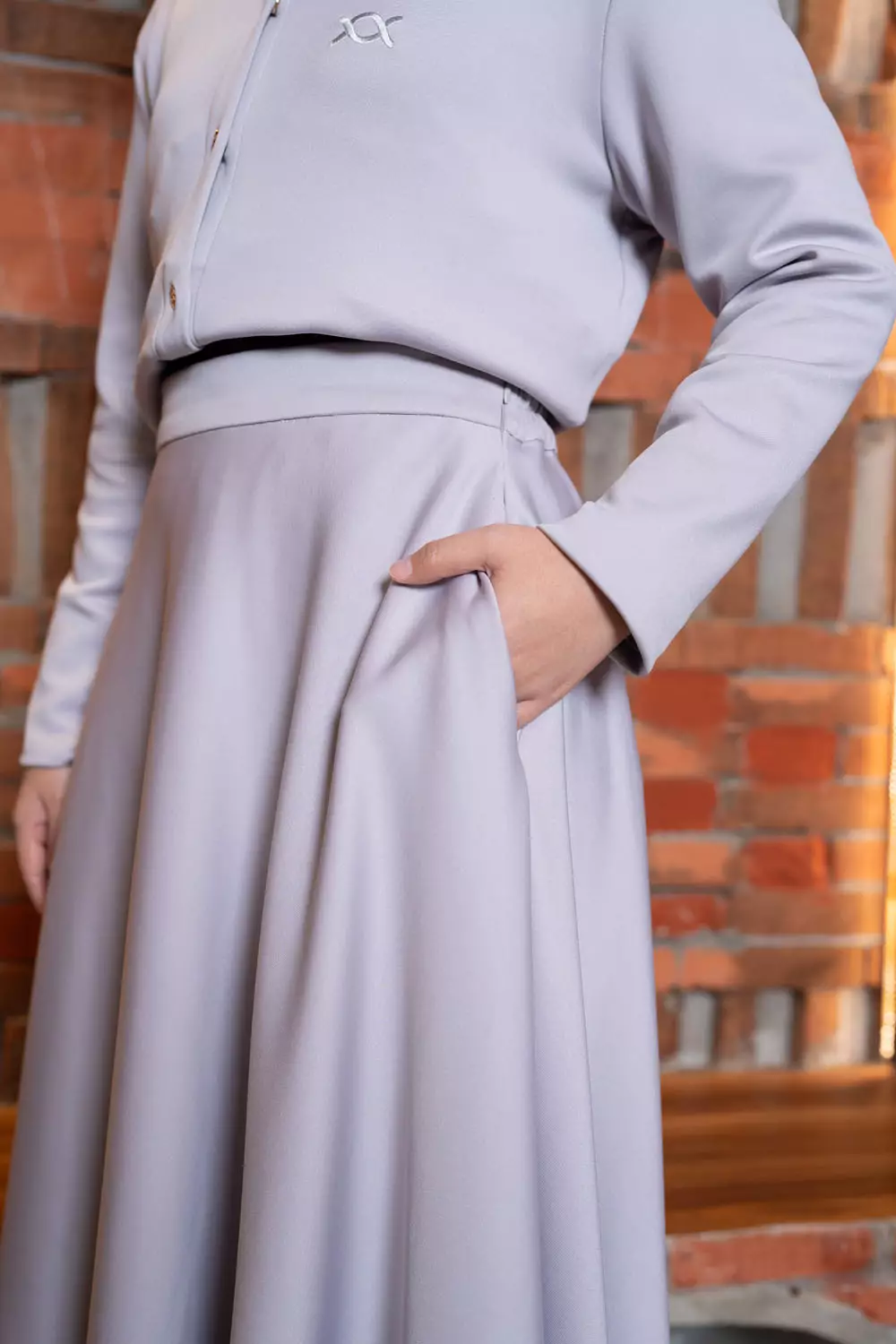 Klamby - Villona Skirt Glacier Gray