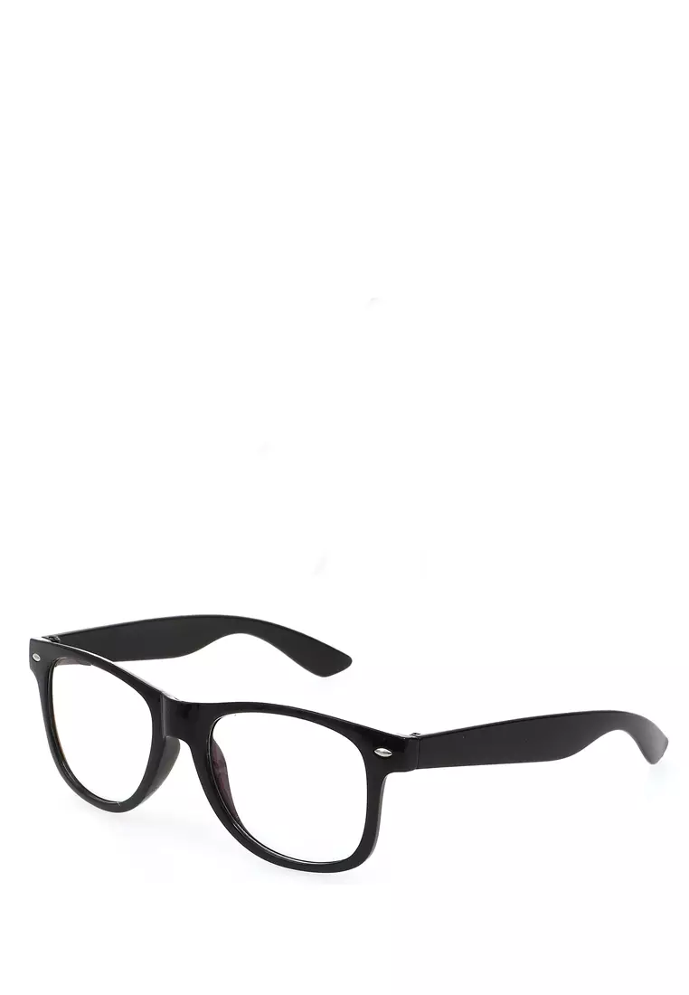 Ells Eyeglasses Lensa Anti Blue Light Radiasi Komputer Frame Material Polycarbonate ORIGINAL - Black