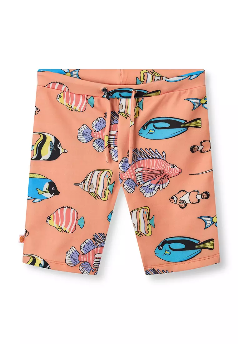 UV50 Swimming trunks with fish