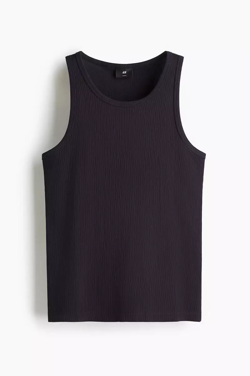 Slim Fit Ribbed vest top