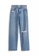 H&M blue Loose Straight High Jeans A2B03AA63FE531GS_1