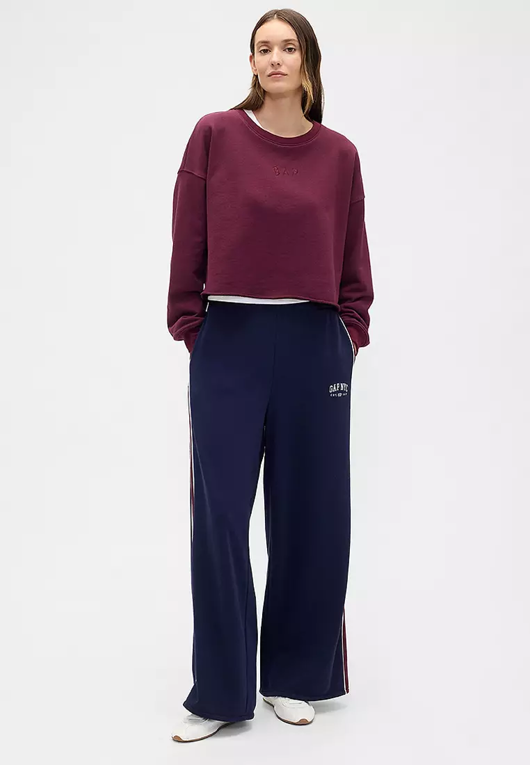 Crop Crew Neck Sweatshirt