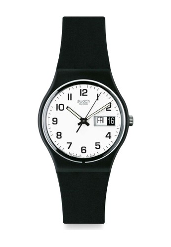 swatch SWT GB 743 Once Again Jam Tangan Pria - Black White