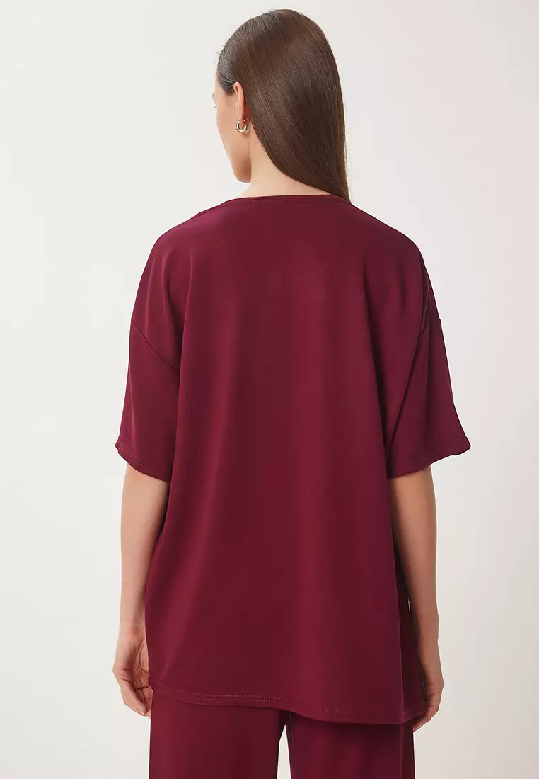 Crew Neck Knitted Bottom-Top Suit