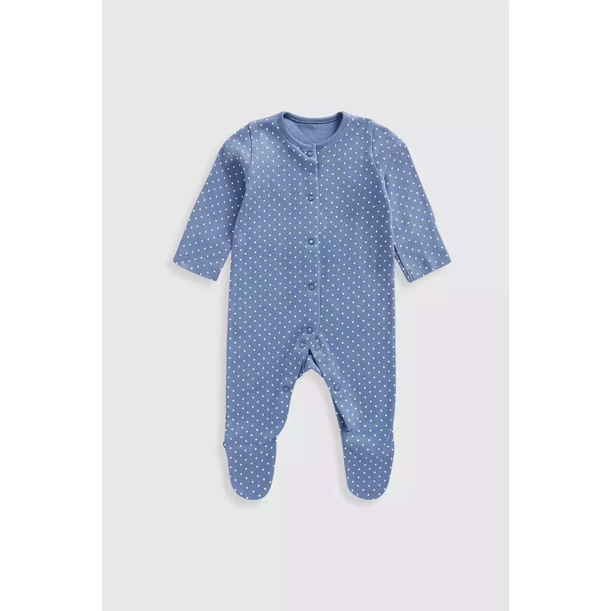 Mothercare Ditsy Floral Baby Sleepsuits - 3 Pack - Baju Tidur Anak Perempuan (Pink)