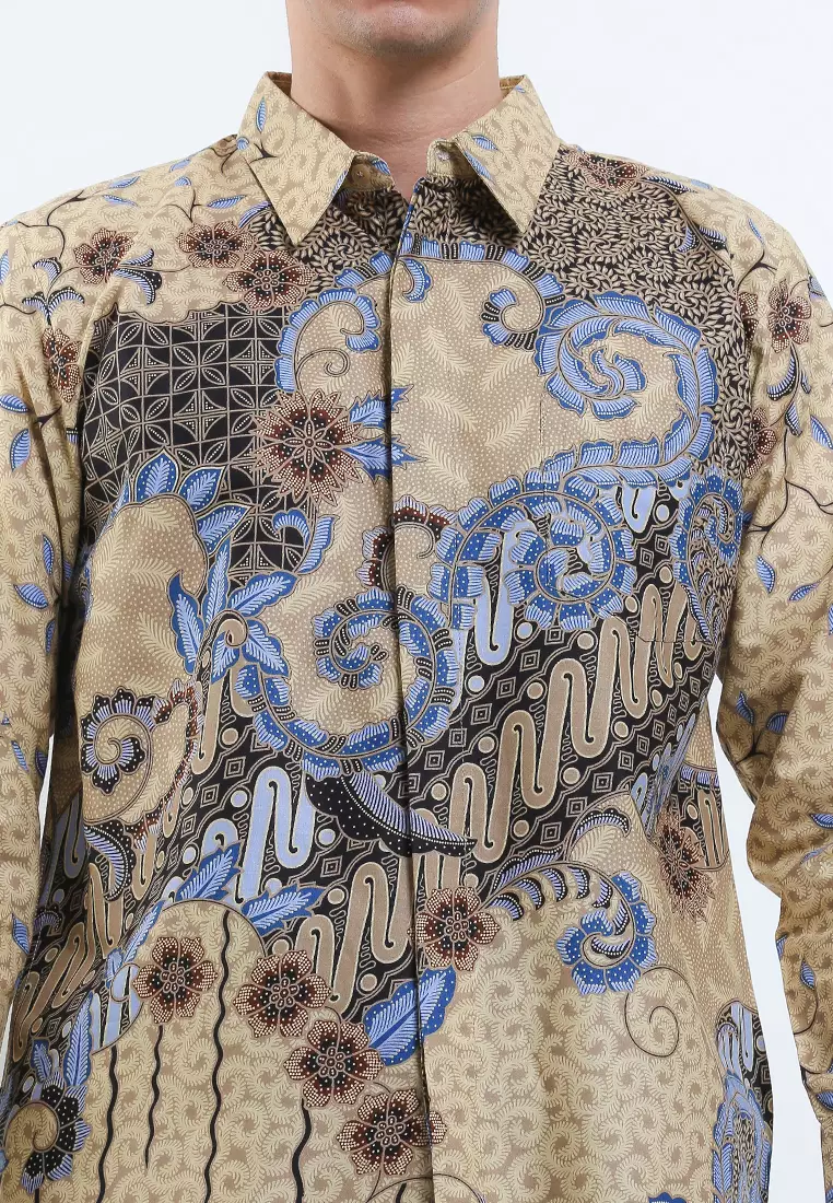 Raven Shirt Kemeja Batik Pria Panjang