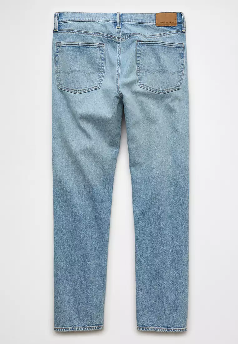 淺洗原創直筒牛仔褲