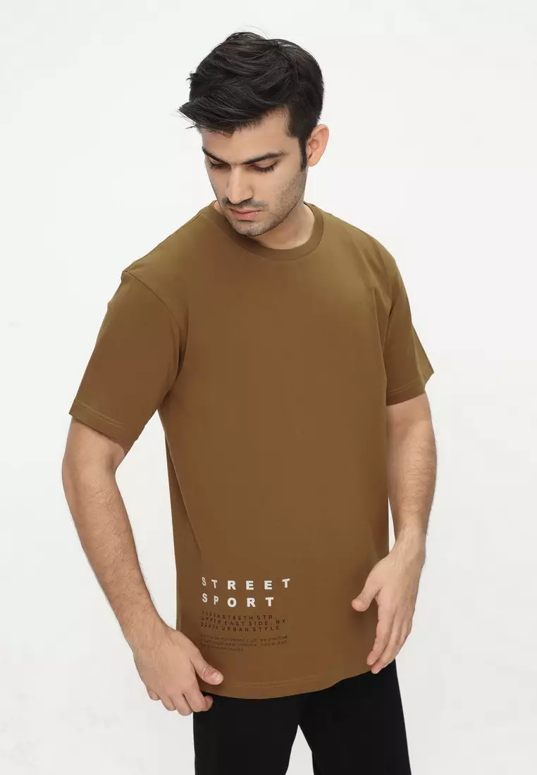 NX T-Shirt Cotton Combed Tebal Pria 207470111