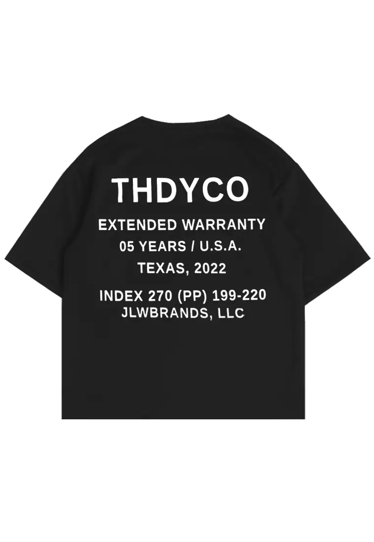 MTJ99 Kaos Oversize Distro Pria THDYCO INDEX 270 Black