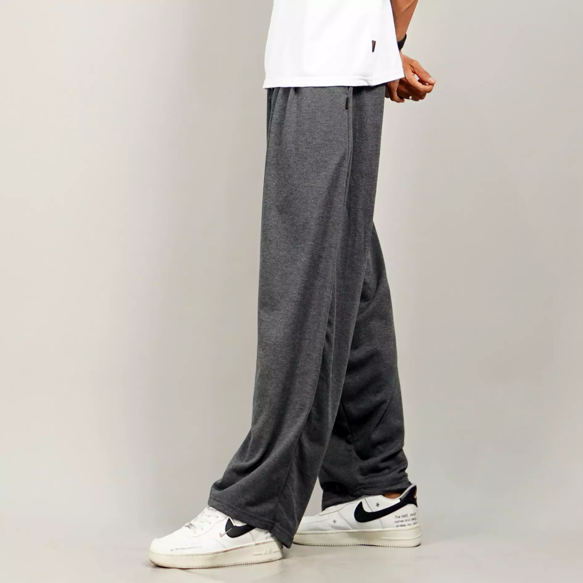 BAGGY PANTS Celana Baggy Pants Pria Baggy Loose Fit Pants Celana Loose Pants - ABU TUA