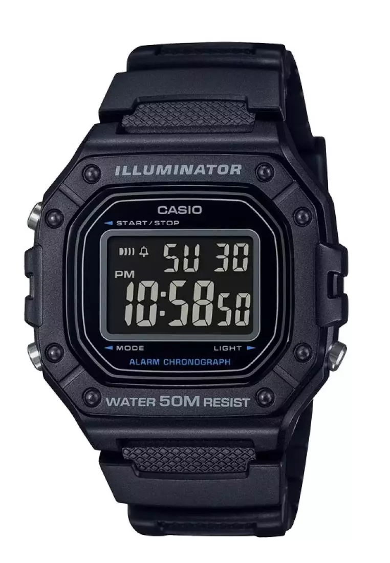 Buy CASIO Casio General Standard Digital Black Resin Strap Watch