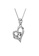 Her Jewellery silver Destiny Love Pendant (White Gold) - Made with Swarovski Crystals 7591DAC2D61342GS_2