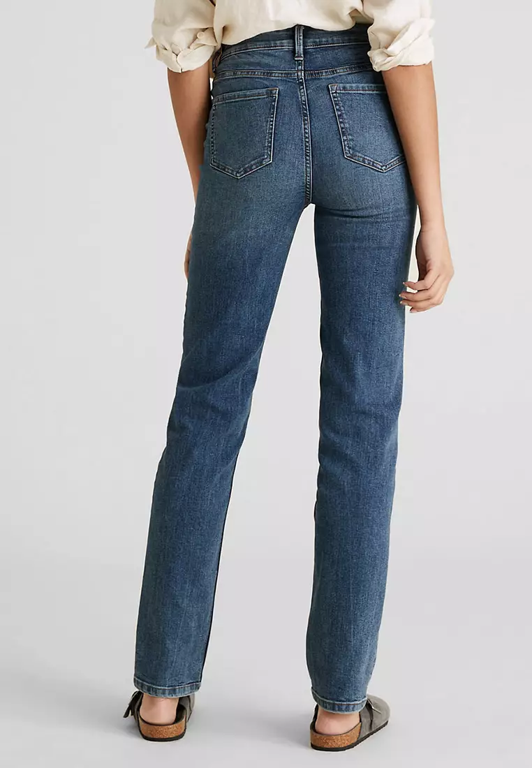Sienna Straight Leg Jeans With Stretch