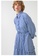 Touche Prive blue Frilled Gingham Dress 86DABAA86FF8D3GS_3