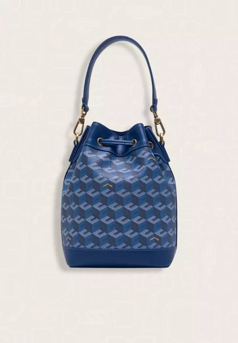 Christy Ng Giorgio Bucket Bag Blue