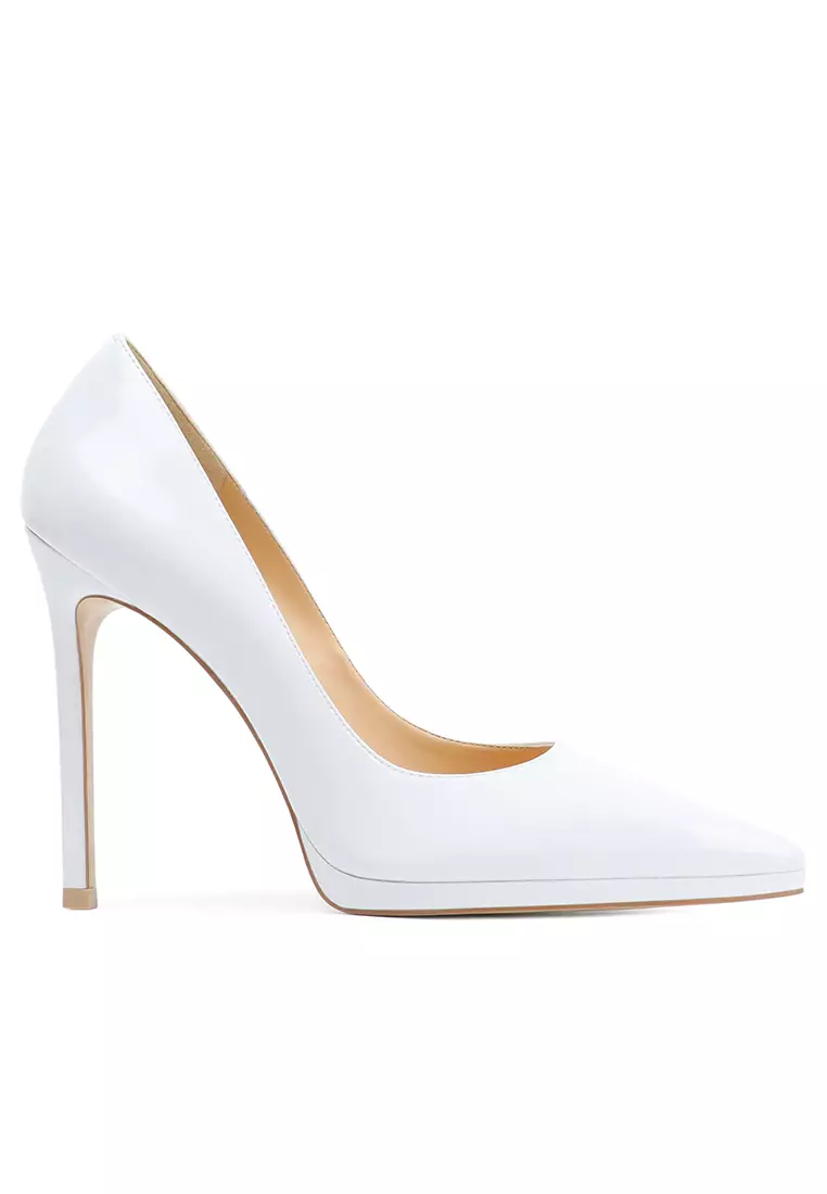 12CM Patent Leather Pointed High Heel Shoes HZL520