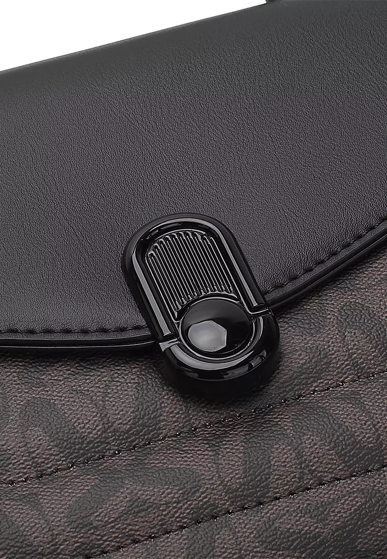 Women's Top Handle Bag / Sling Bag / Crossbody Bag / Shoulder Bag (Tas Tangan Wanita / Tas Selempang Wanita / Tas Bahu Wanita) - Hitam