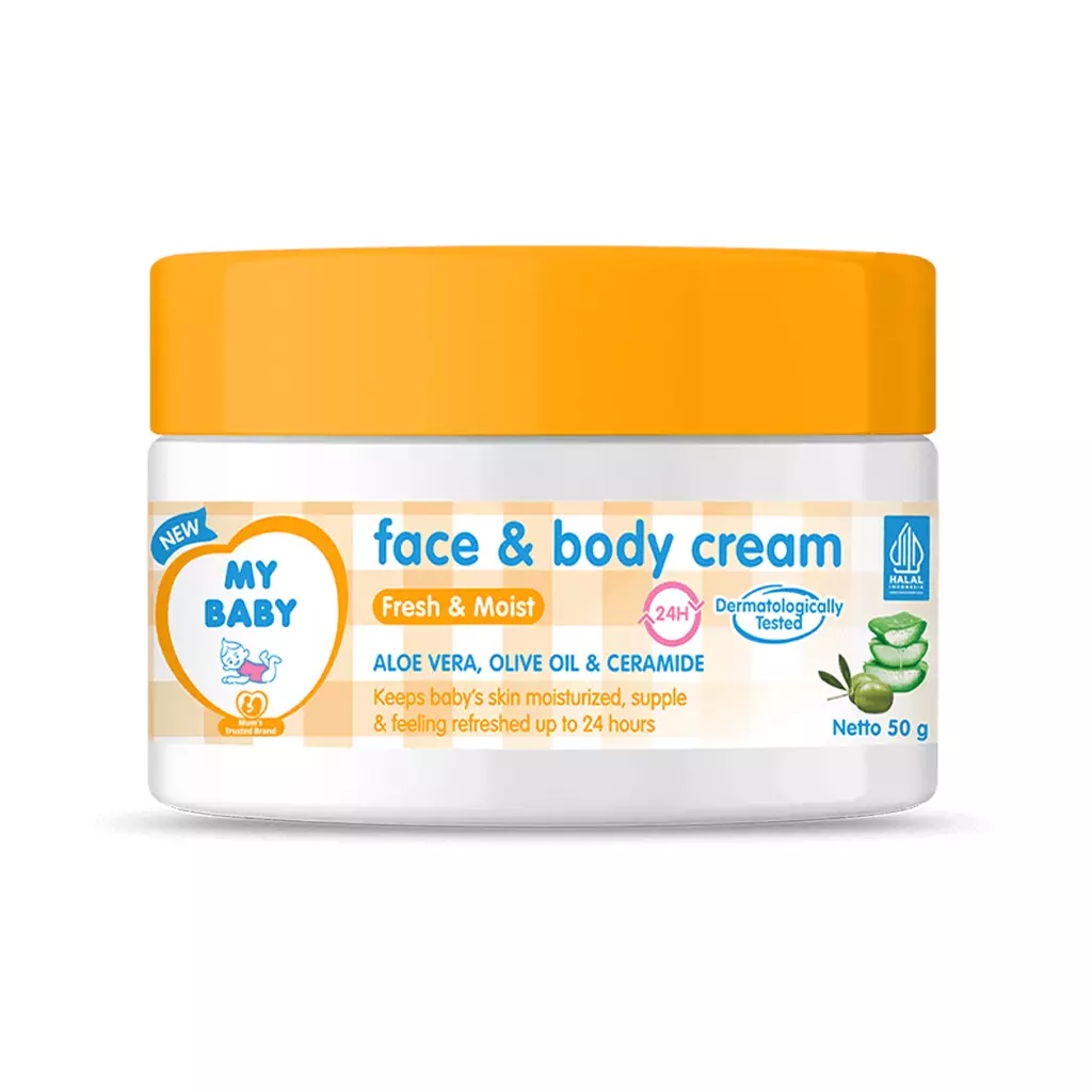 MY BABY Face & Body Cream Fresh & Moist 50Gr (449452)