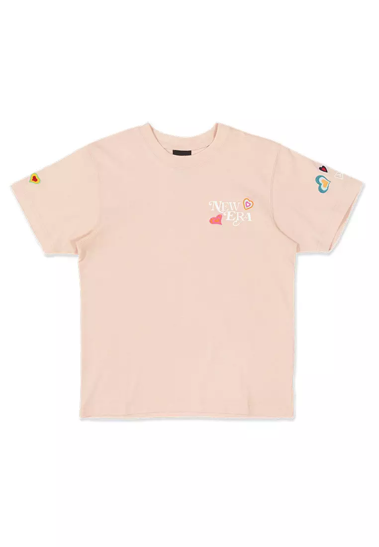 The Kids Chainstitch T-Shirt - Light Pink