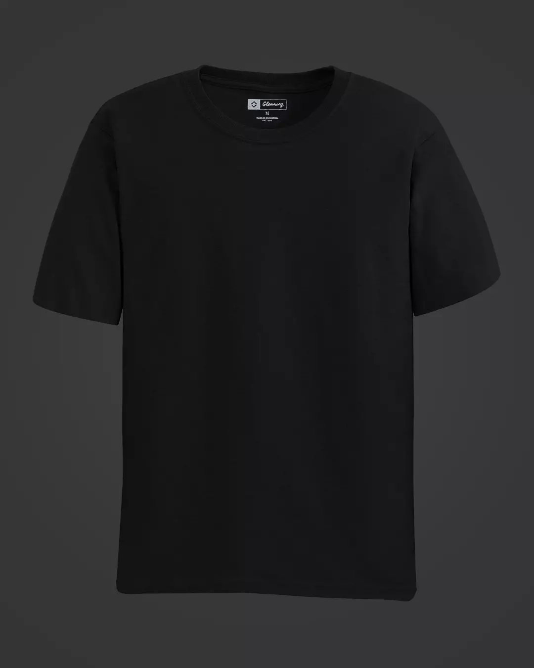 Kaos Polos Cotton Combed 24s BCI Super Soft Hitam Unisex